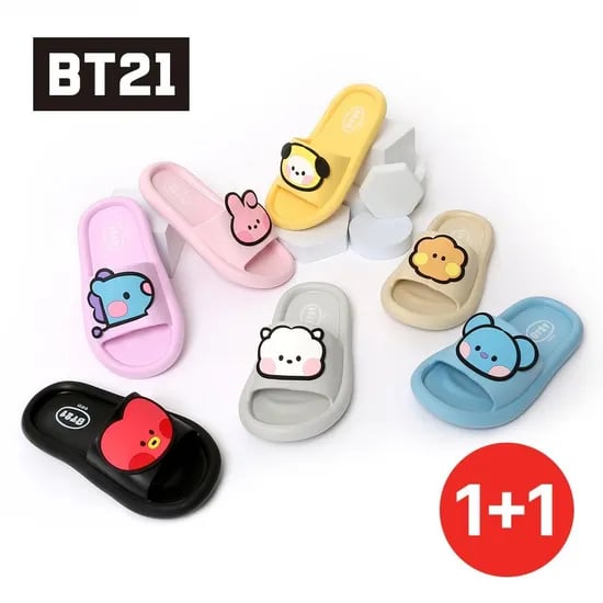 BT21 방한슬리퍼 1+1 4,720원 무배