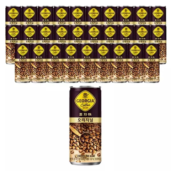 조지아 오리지널 240ml 30개 13,900원