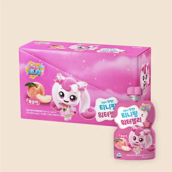 티니핑 워터젤리 복숭아110ml 10개 4,960원 무배