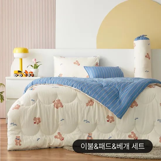 ON 마미허그 소프트워싱 플레이테디 침구 세트 56,910원