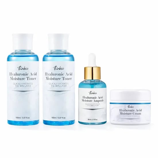 띵코 thinkco 히알루론산 수분토너 150ml 2개 +앰플+크림 4종세트 14990원 무배