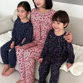 유아동 부들모달 루즈핏 7부 실내복