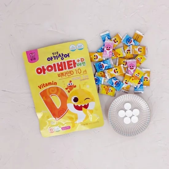 뽀로로 아기상어 타요 비타민 120정