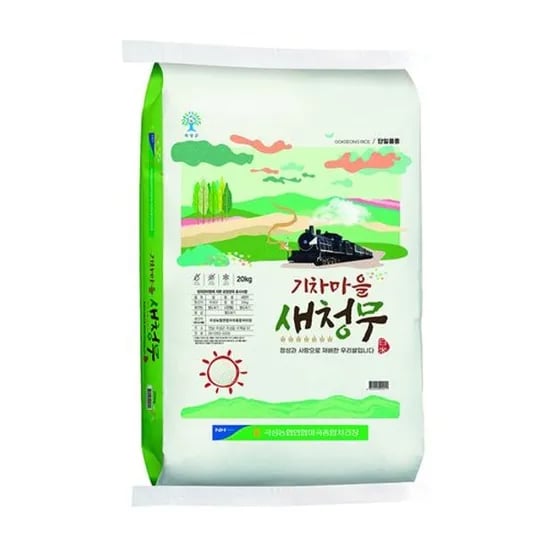곡성농협 당일도정 새청무 25년 햅쌀 상등급 20kg