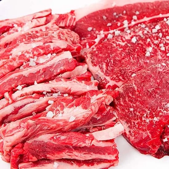 채끝살 200g 황제갈비살 200g 총 400g