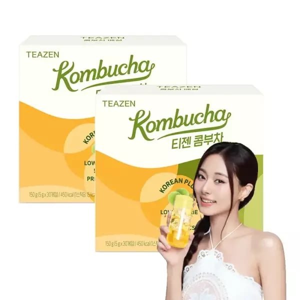 티젠 콤부차 매실 청귤라임 30스틱 2박스 총 60스틱