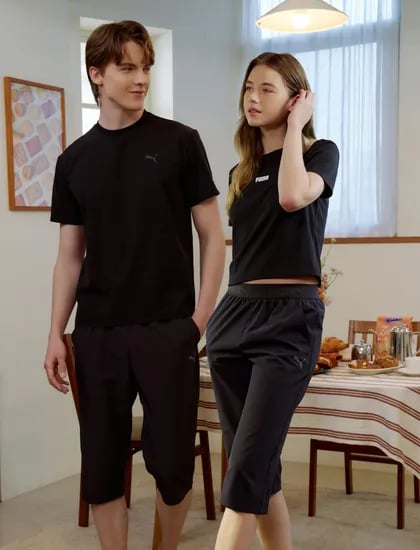 푸마 홈웨어 혼성 에어홀 7부팬츠