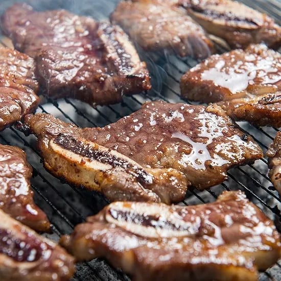 호주산 블랙앵거스 GF등급 소고기 양념 LA갈비 1kg
