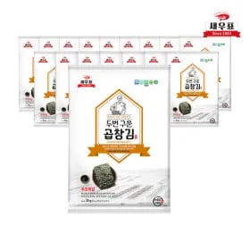 새우표 완도 두번 구운 곱창김 20g 17봉