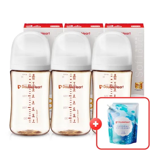모유실감 3세대 PPSU 젖병 240ml 3개