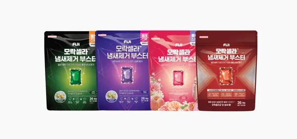 피지 모락셀라 냄새제거 부스터 캡슐 세탁세제 4종