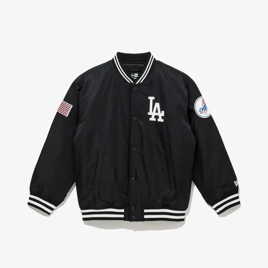 뉴에라 키즈 MLB LA 다저스 재킷 블랙