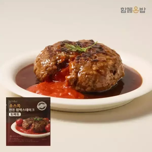 함께온밥 함박스테이크 8팩