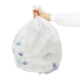 쓰레기 분리수거 배접 비닐봉투 60L 화이트 200매