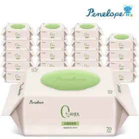 페넬로페 0퍼센트 그린 물티슈 유클 20팩