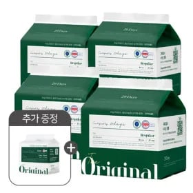 29데이즈 순면감촉 생리대 16개입 4팩 라이너 1팩 유클 중형 대형