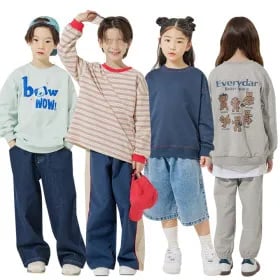 바브키즈 일자핏팬츠