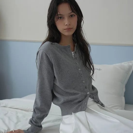 시그니처 펄버튼 가디건 30,020원 무배