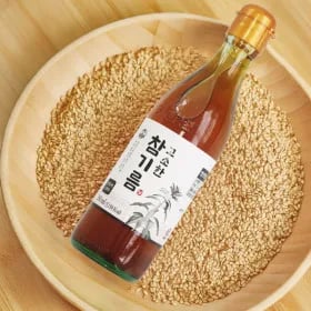 저온압착 무첨가 참기름 350ml 2개