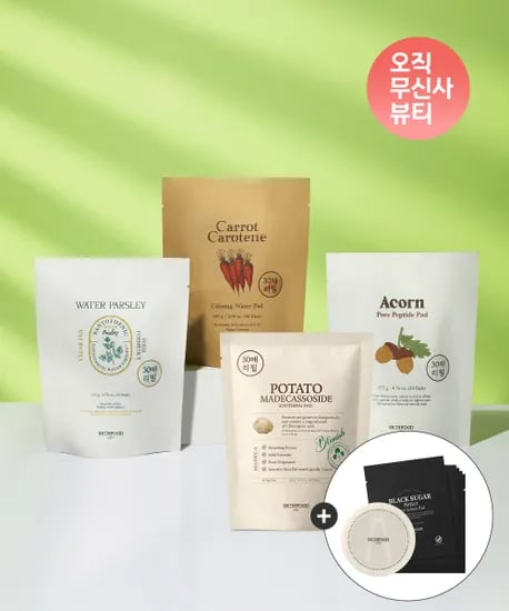 스킨푸드 당근,감자,미나리외 패드 30매 리필 총 100매 초핫딜 14,670원