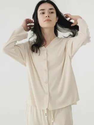 코즈넉 소프트 골지 잠옷세트 아이보리 27,664원