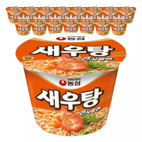 농심 새우탕 큰사발 115g, 16개 티멤 14,300원