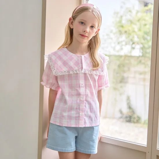 로엠걸즈 반소매 블라우스 8,080원 무배