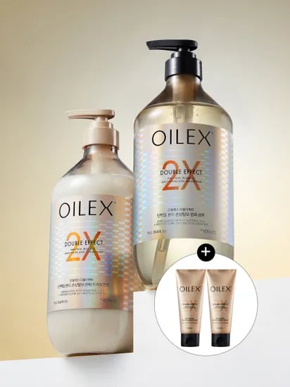 케라시스 오일렉스더블이펙트 초핫딜 샴푸1L or 트리트먼트1L 택1 9,680원(샴푸2개증정)