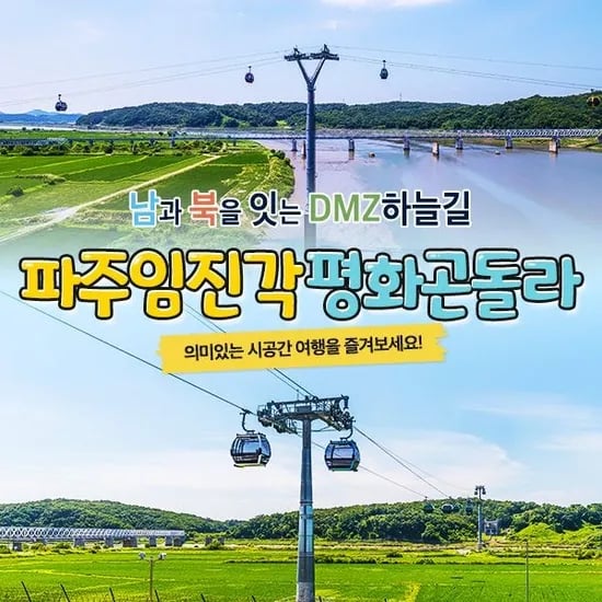 파주 DMZ곤돌라 케이블카 9,220원~