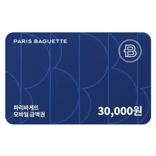 파리바게뜨 모바일 금액권 3만원권 25,500원