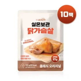 삼대오백 실온보관 닭가슴살 10개입 17,910원