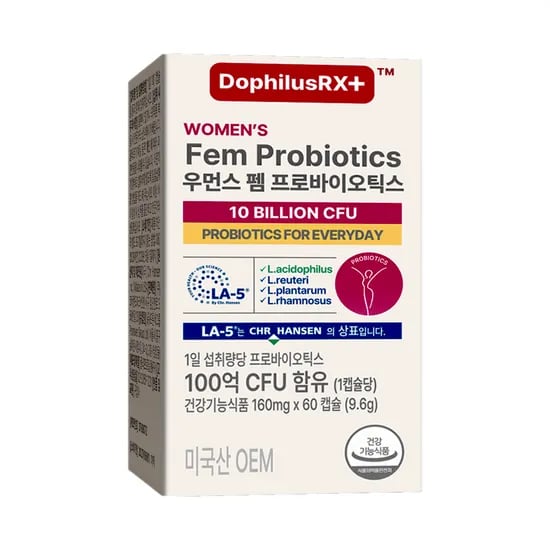 우먼스 펨 프로바이오틱스 160mg 60캡슐1개 29,500원