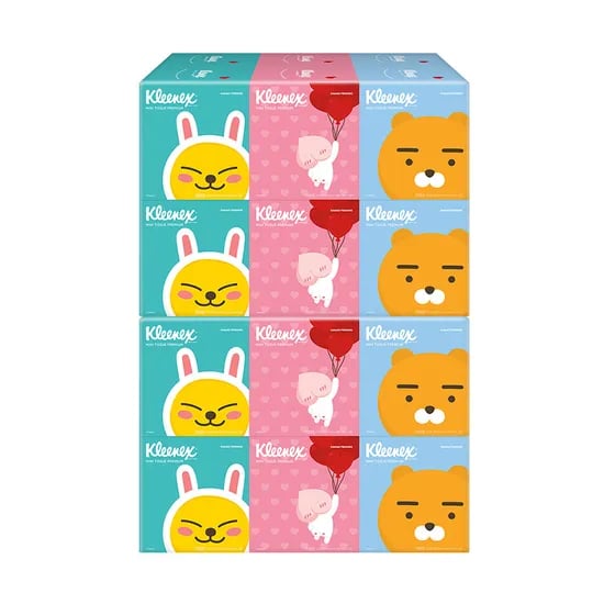 크리넥스 미니카카오 미용티슈 230매 12개+오클리데이 파우치/14,900원 핫딜