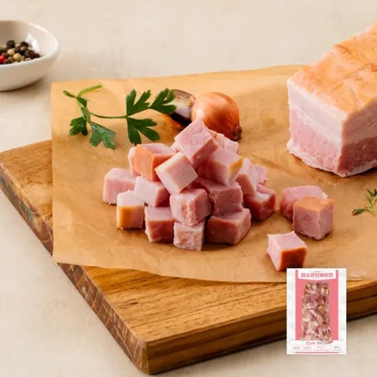 큐브베이컨 100g 10팩 14,050원 무배
