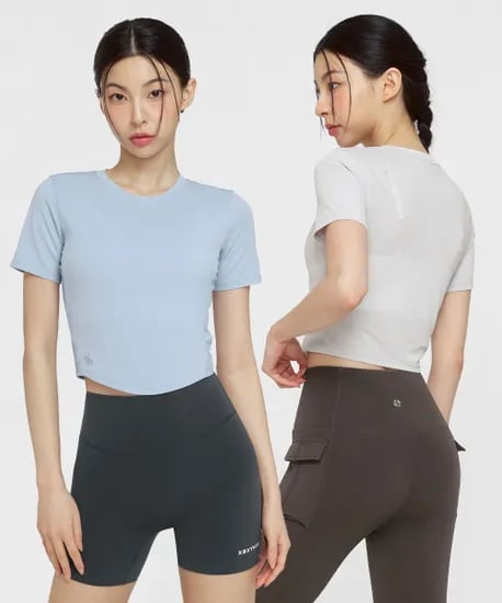 젝시믹스 아이스센트 크롭 숏슬리브 2팩 21,440원