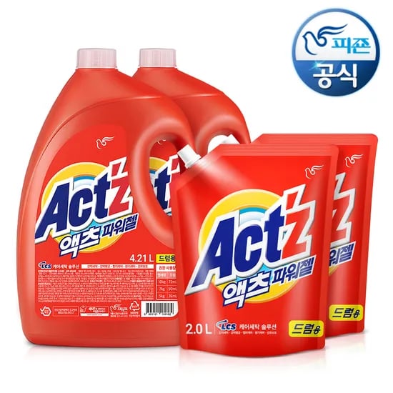 피죤공식몰 액츠 파워젤 4.21Lx2개+2Lx2개 21,510원