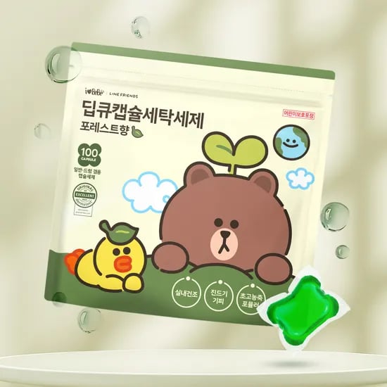 아이러브베베 라인프렌즈 포레스트 100개입 캡슐세제 5900원