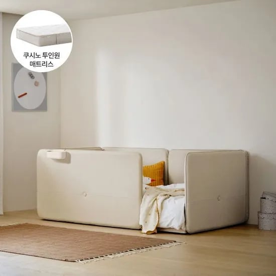 일룸 쿠시노 코지 범퍼형 저상형침대(SS) 올인원패키지 1,775,210원