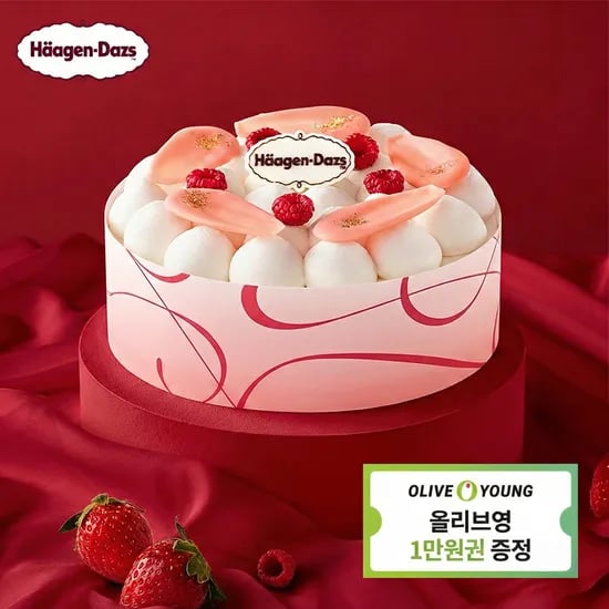 하겐다즈 아이스크림 케이크 +올영 1만원권 27,810원.!