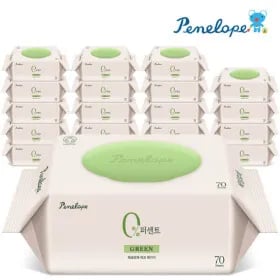 페넬로페 0퍼센트 그린 물티슈 70매 20개 20,990원