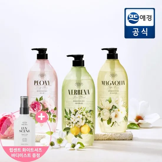 알리코인딜 샤워메이트 바디워시 900g 3개 바디미스트 증정 6914원