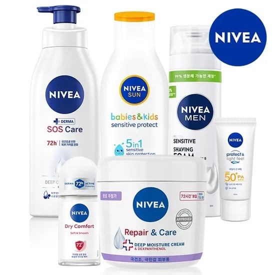 니베아 선세럼 90ml 2개 + 데오드란트 컴포트 25ml 증정 최종가 14,960원 무배