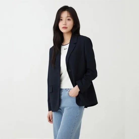 플라스틱아일랜드 투버튼 테일러드 싱글 자켓 62,250원 무배