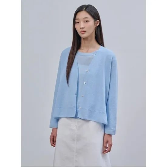 빈폴 레이디스 혼방 V넥 루즈핏 가디건 78990원