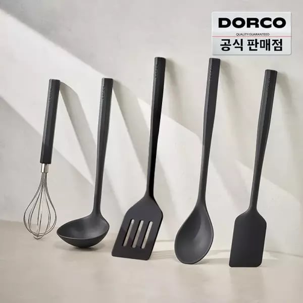 도루코 헤리콘 실리콘 키친툴 5종세트