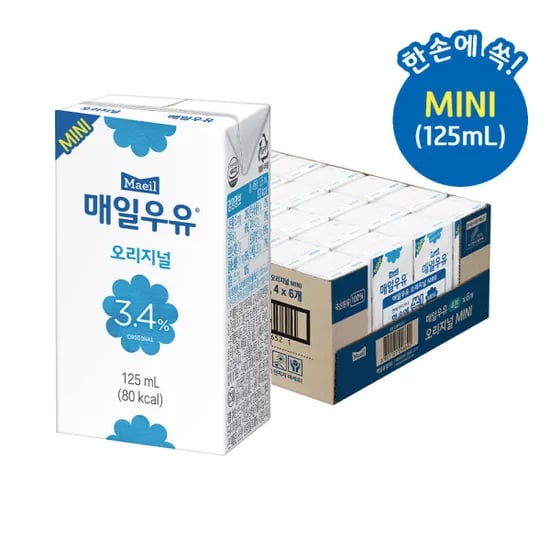 매일우유 125ml 24팩