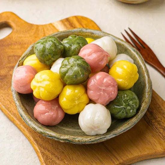 말랑하고 쫀득한 사색 꿀떡 1kg + 1kg(10,980원)