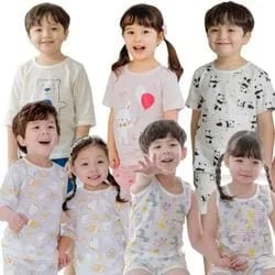 꼬마친구 아동내의 7부 5부 반팔 민소매 나시 간절기 실내복 아동잠옷 5,900원 유배