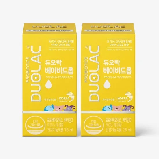 듀오락 유산균 베이비드롭 프로바이오틱스 플러스 비타민D 2개 36,720원
