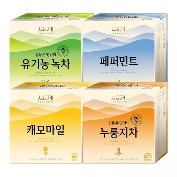 쌍계명차 유기농 녹차 외 8종 100티백 2개 골라담기